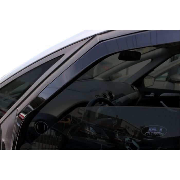 Déflecteurs D'air HEKO Pour Ford Focus 3 4 Portes - Ensemble 4 Pièces, Fixation Intérieure, Teinte Fumée - 11