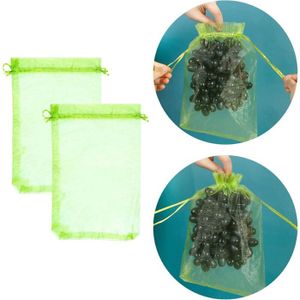 Lot De 50 Sachets Protection Fruits Pour Raisin 30x40cm - Protection Anti Oiseaux Et Insectes
