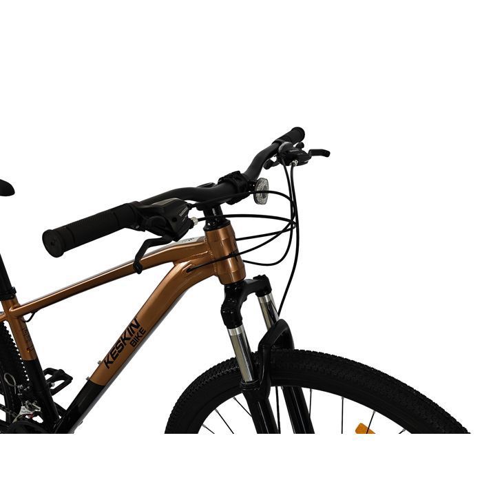 VTT Enfant Keskin HT MTB1 : 20-21 Vitesses, Freins à Disque, Cadre Alu, Pneus 2,35", Orange, 90% Monté