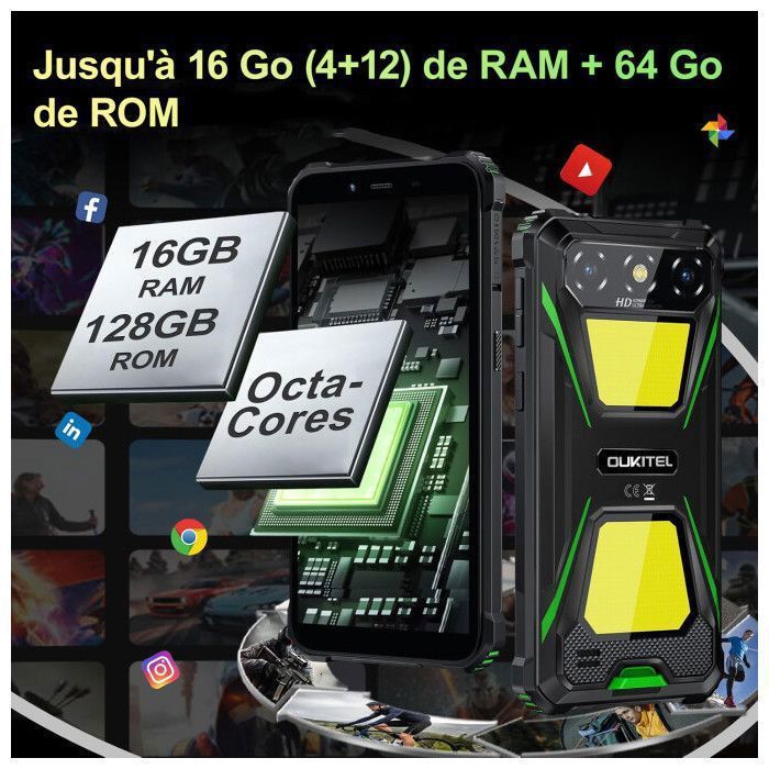OUKITEL G5 SIMフリー スマホ 本体 16GB RAM 64GB Amazon | OUKITEL G5 防水 タフネススマホ 16GB+128GB/1TB SIM