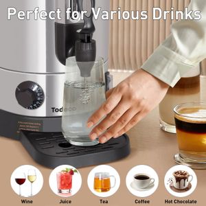 Distributeur à Boissons Chaudes HENDI - Parfait Pour Vin Chaud Et Eau Bouillante, 9 Litres, Inox - 9