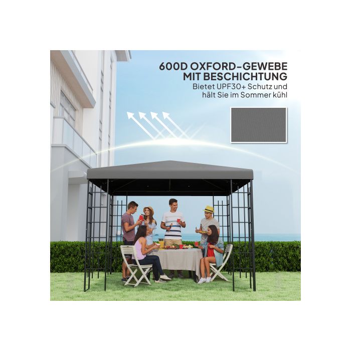 9 Pcs Connecteurs Gazebo 25/19mm - Pièces Détachées Pour Tente 3x3m 3x6m - Coins, Centre Et Pieds - Remplacement Robuste