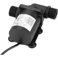 Mini pompe à eau DC 12V, Mini pompe à eau sans balais DC pour petit étang à poissons 12V -40 ℃ ~ 100 ℃ Kit de pompe à eau-0