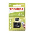 carte mémoire microSDHC TOSHIBA M203 - 64GB-0