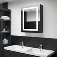 6630Top vente-Armoire de salle de bain à miroir à LED,Moderne,Meuble Haut de salle de bain,Armoire de Toilette, 50x13x70 cm-0