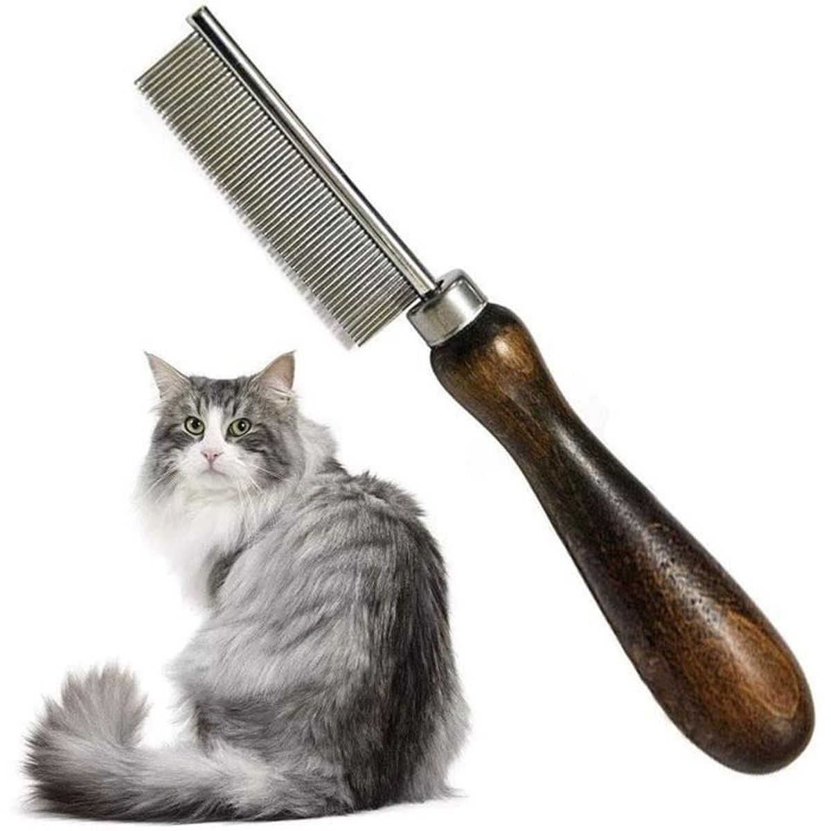Peigne Anti Puces Peigne A Puces Peigne Pour Chats Chiens Toilettage Peigne Brosse En Acier Inoxydable Pour Chiens A Poils Longs Bar Cdiscount