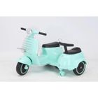 Scooter Électrique Vespa- Vert aqua pour Enfant - Lumineux & Bluetooth - ORYXEARTH - 6V
