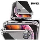Coque iPhone X - GHL Tech - Transparent - Angles renforcés - Shockproof - Anti-choc