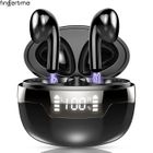 Ecouteur sans fil - FINGERTIME - Bluetooth 5.3 - ANC IPX7 Étanches - Chargement ultra rapide USB-C - 45H d'autonomie - Noir