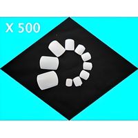 500 FAUX ONGLES BLANC SPECIAL PIED CAPSULES