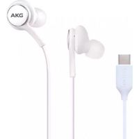Casque audio Écouteurs HIFI numériques d'origine Samsung AKG DAC USB TYPE C avec micro-télécommande pour Galaxy S20 Note 10 - White
