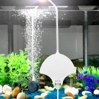 Pompe à Air pour Aquarium; Ultra-Silencieuse pompe aquarium 1.8W et performant oxygène pompe pour 5 à 60L de aquarium Tank (Blanc)