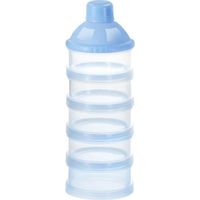 Boîte doseuse de lait sans BPA 5 compartiments portable empilable-Bleu