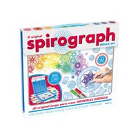Kit de dessin Spirograph Deluxe Set - 45 pièces - WORLDBRANDS - 8 ans et plus - Multicolore