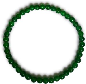 BRACELET - GOURMETTE Bracelet de Jade Jade Malaisie Naturel Vert Rond 4