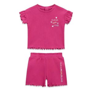T-Shirt Rose Guess Bébé Fille & Garçon – Confort Et Style Sportswear