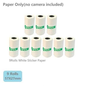Pack 3 Rouleaux Papier Creacam Blanc - Appareil photo enfant