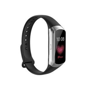 BRACELET DE MONTRE Bracelet de montre en TPE noir pour Samsung Galaxy