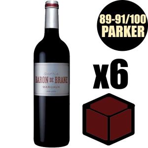 VIN ROUGE X6 Grand Vin du Baron de Brane 2016 75 cl AOC Marg