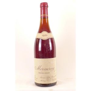 VIN ROUGE mercurey jeannin-nallet rouge 1980 - bourgogne
