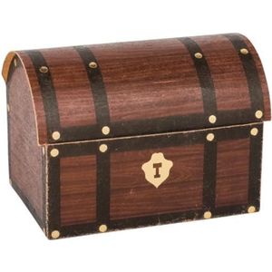 Coffre à trésor en bois rétro à la main avec verrouillage et clés de grande capacité Coin de la monnaie Coin de stockage Trésor cadeau for enfants for adultes créatif décor de bureau en bois massif