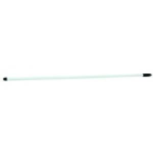 MSV Manche à Balai En Acier 120 Cm - Rouge/Noir - Polyvalent Et Robuste