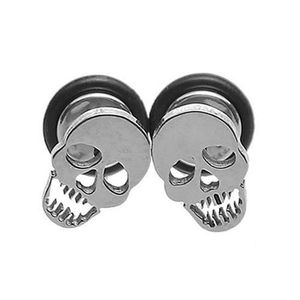 Mode unisexe punk cool rétro crâne creuse forme crochets boucles d/'oreille