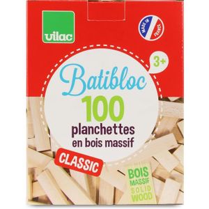 ASSEMBLAGE CONSTRUCTION Batibloc Classic Planchettes En Bois Massif, 2135,