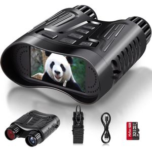 JUMELLE OPTIQUE Jumelles de Vision COOLIFE NV2180 Nocturne 4K 36MP Infrarouge Vision Nocturne 300M Batterie 2600mAh 8X Zoom Numérique 3,2