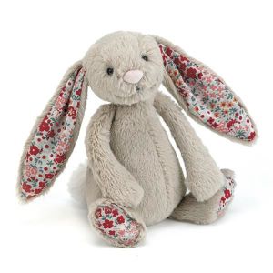 peluche lapin beige