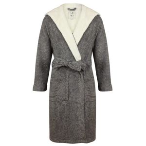Robe De Chambre Chaude Avec Capuche Femme Achat Vente Pas Cher