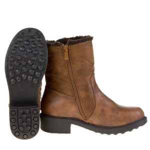 Bottine avec fourrure extérieure Clearance