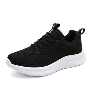 Baskets Femme Légères Et Respirantes – Fitness, Jogging, Marche – Semelle Antidérapante – Tissu Tricoté Élastique