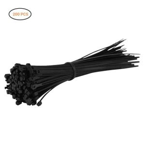 CONECTICPLUS Colliers Serre-c/âbles Nylon 280 x 4.5 mm Noir 100 pcs