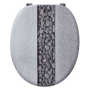 Abattant wc on sale gris clair