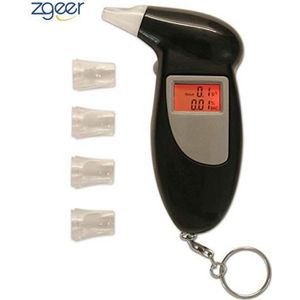 Éthylotest électronique Homologué - Alcootest Portable écran LCD + 5 Embouts - Neuf