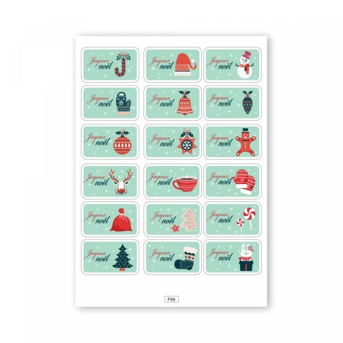 QUETO 1000PCS Étiquettes Autocollantes Noël Rouleau Sticker Flocon de Neige  Merry Christmas Bricolage Décoration Noël Maison Enveloppe Cadeau Cartes de  Vœux Scrapbooking Motif pour Noël 