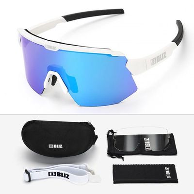 Lunettes De Cyclisme PUNLUXU Sans Cadre - UV400, Anti-Buée, Légères TR90 - Homme/Femme VTT Route Pêche