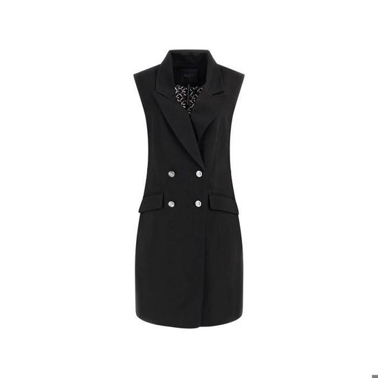 Robe blazer sans manches femme Guess Donatella jet black a996 Cdiscount Pret a Porter