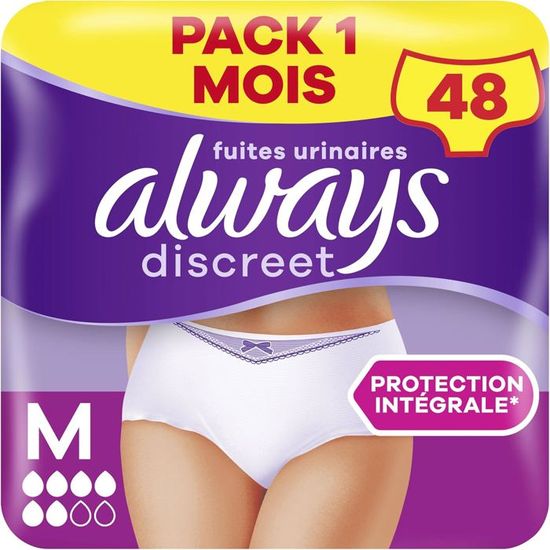 Sous-vêtements lavables pour incontinence pour adultes et patients