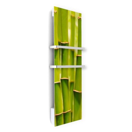 Radiateur Sèche-Serviettes Électrique ILO Émeraude 750W - Design Unique, Rayonnant, Extra Plat Avec +17 Motifs - Fabriqué En France - 2