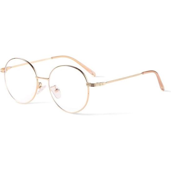 Lunettes Anti Lumière Bleue Ovale Femme - Monture Rétro Pour écrans, Jeux Et Lecture - 13