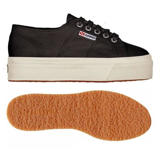 superga noir plateforme
