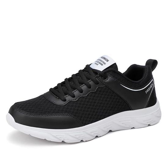 Baskets à Pied Large Pour Homme - Légères, Respirantes Et Antidérapantes - Chaussures De Marche Et Fitness