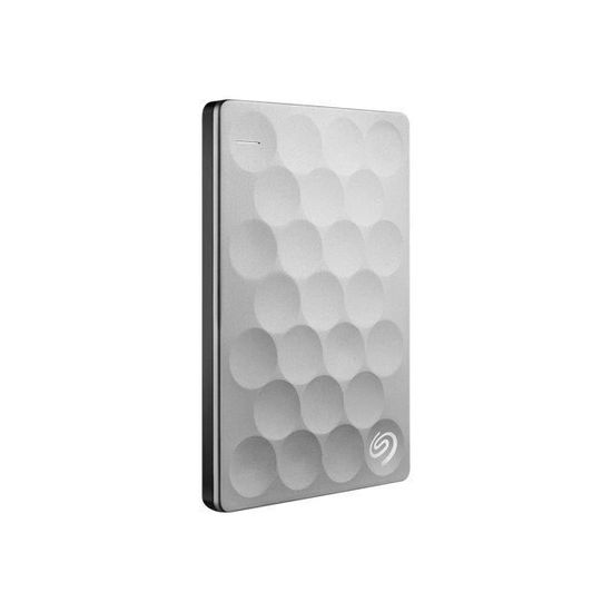 Disque dur Externe SEAGATE Backup Plus Ultra Slim STEH2000200 - 2 To - USB 3.0 - Gris - 2.5"