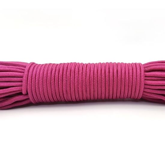 Corde Parachute Haute Qualité 15 M - Diamètre 7 Mm - Nylon Résistant Pour Camping, Randonnée & Loisirs