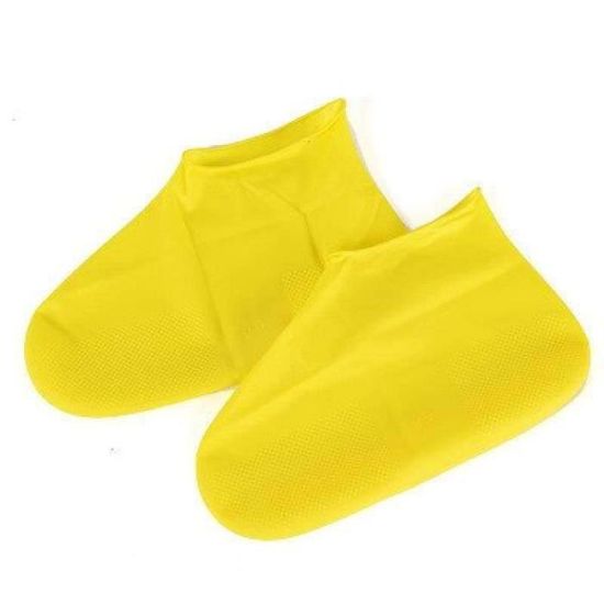 Couvre-chaussures de pluie, couvre-chaussures imperméables en silicone, couvre-chaussures