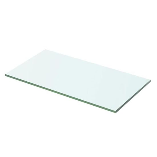 Panneau pour tag re Verre transparent 100 x 12 cm