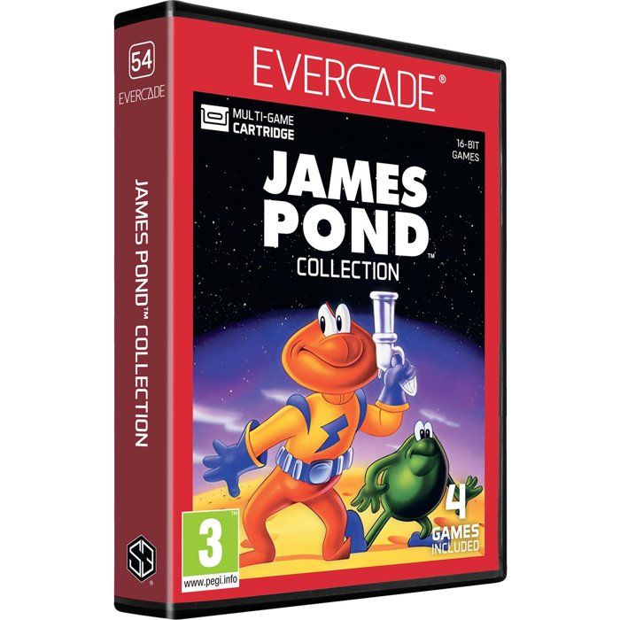 James Pond Collection Cartouche 4 jeux classiques inclus Jeu Evercade