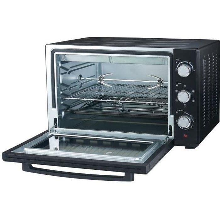 FOUR XXL 60L BLACK BLACK RÔTISSOIRE, CONVECTION NATURELLE MEGA PROMO